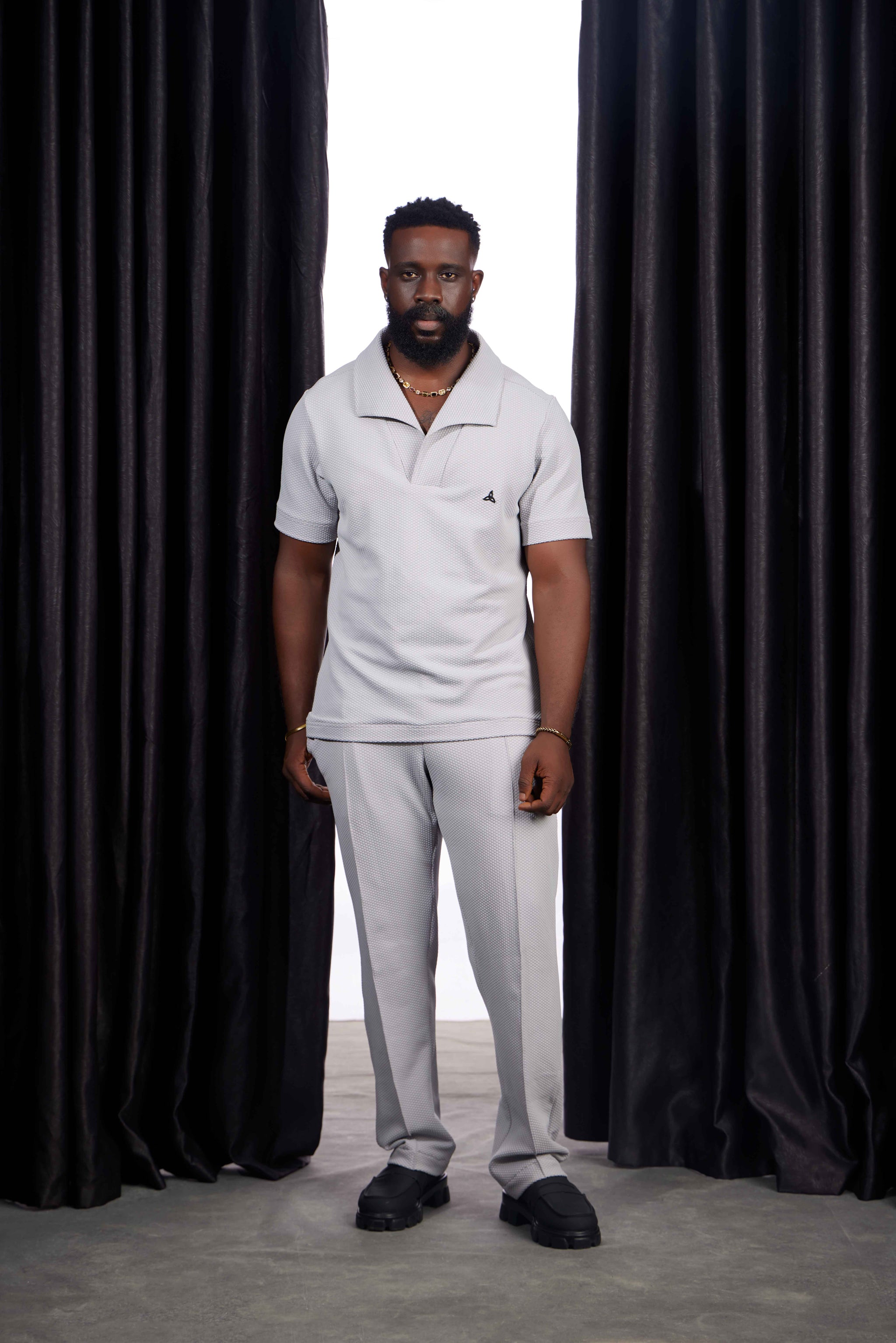 Pearl Dotted pants set